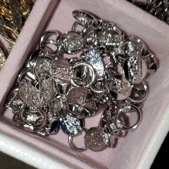 sac Jewelry Vintage Sac Silver Flower Chain Necklace Poshmark